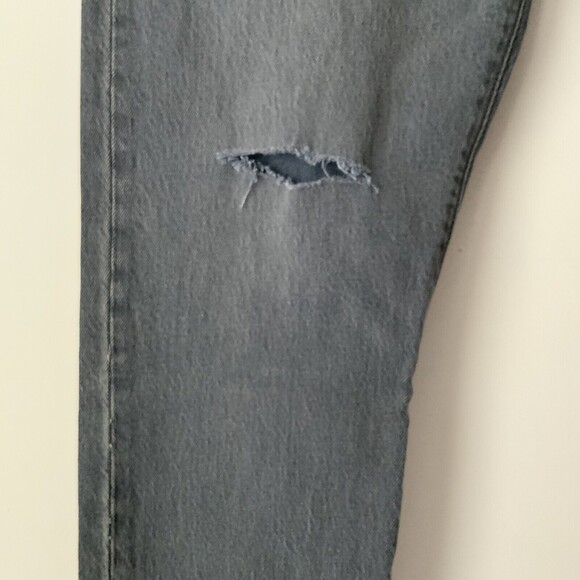 Levi's Premium 501 Skinny High Rise Button Fly Jeans Gray Wash 31 - Picture 11 of 13